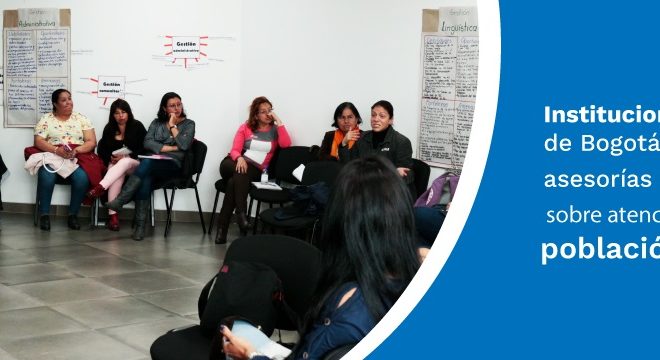 Instituciones educativas de Bogotá en asesorias con el INSOR