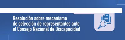 Banner Consejeros Nacionales de Discapacidad