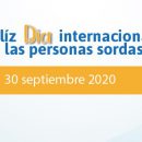 Banner de celebración del Día Internacional de las Personas Sordas