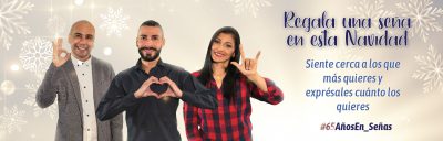 Banner Navidad INSOR 2020 - Regala una seña en esta Navidad