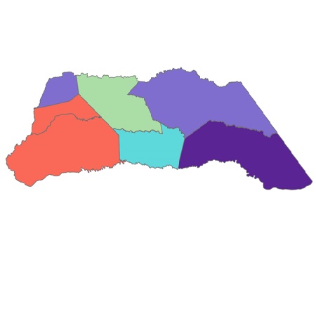 Mapa del Departamento de Arauca