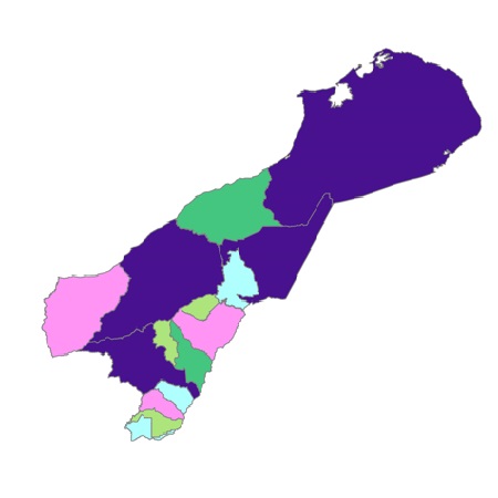 Mapa del Departamento de Guajira