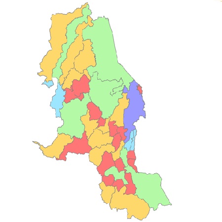 Mapa del Departamento de Norte de Santander